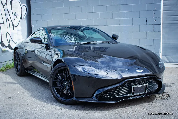 2022 Aston Martin Vantage Coupe V8 full PPF project at Elements Labs