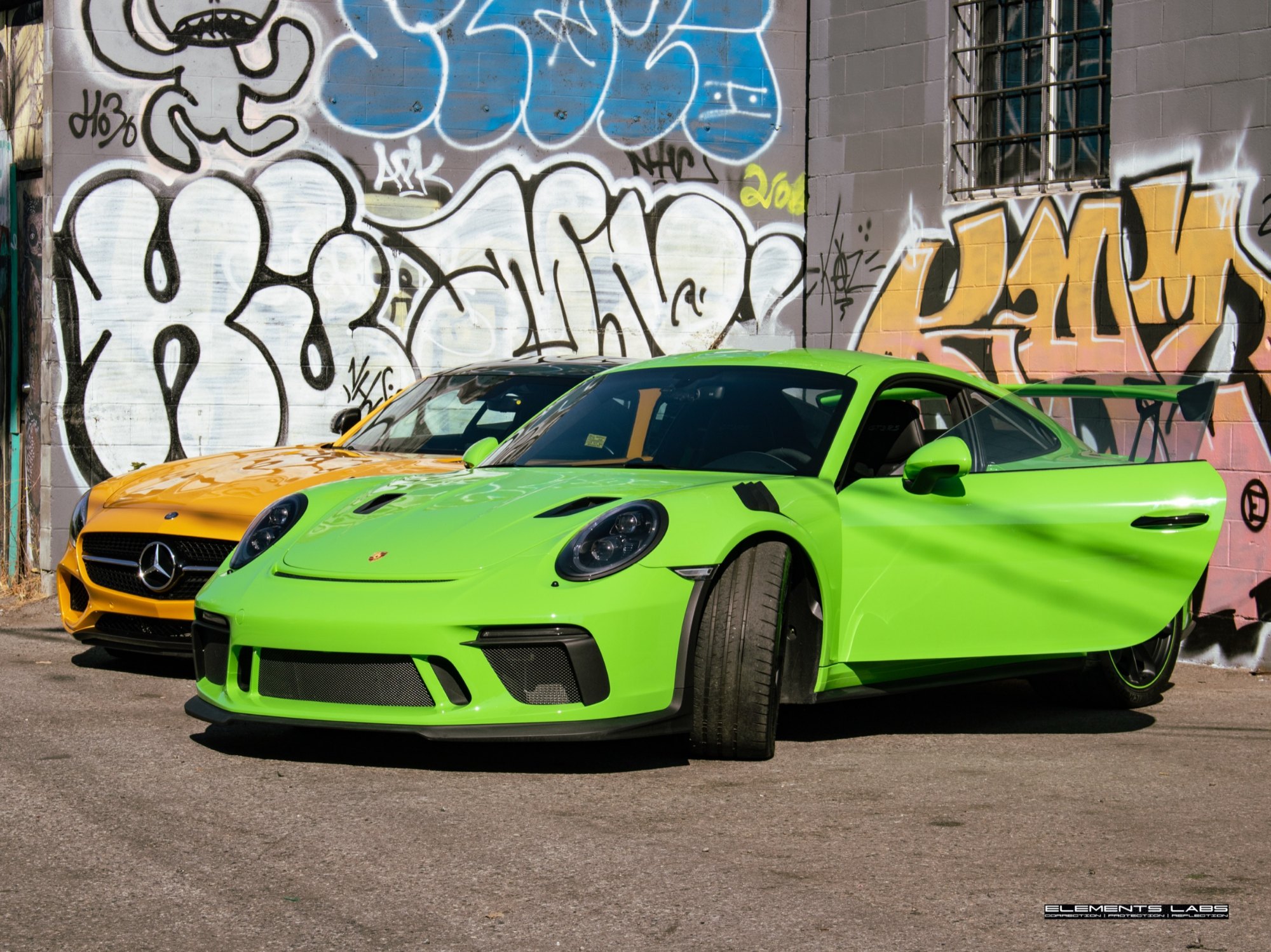 2019 Porsche 911 GT3 RS after Front End PPF and Ceramic Pro Ultimate ION at Elements Labs