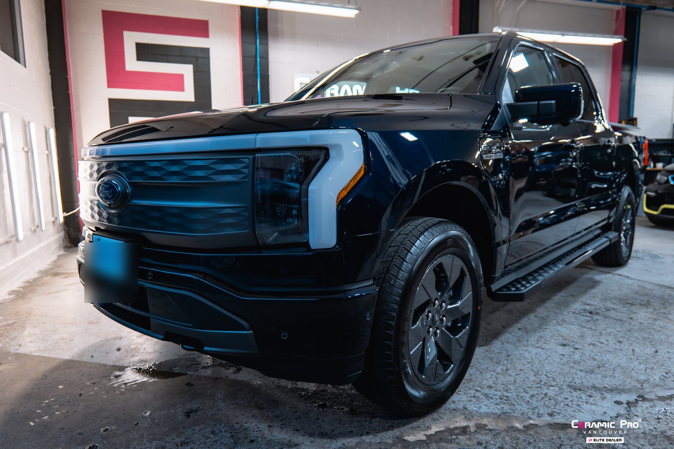 2024 Ford F-150 Lightning Ceramic Pro Bronze project at Elements Labs Vancouver